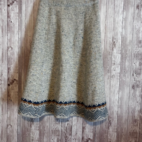 Vintage 70s Mother Nature by Arpeja A-Line Sweater Skirt - Picture 4 of 5
